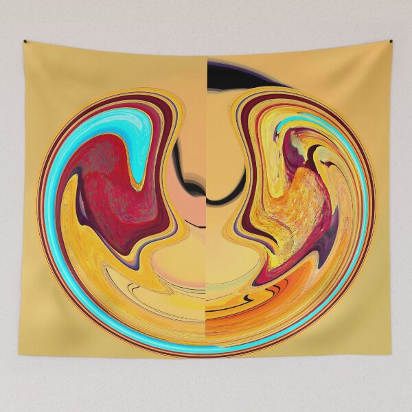 Item preview, FUNNY ABSTRACT BLUE OCEAN SMILE IN PARADISE. designed and sold by Ralek.