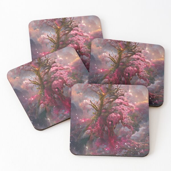 Item preview, Beautiful Tree in the Galaxy | Artificial Intelligence generated Art designed and sold by StudioMoesker.