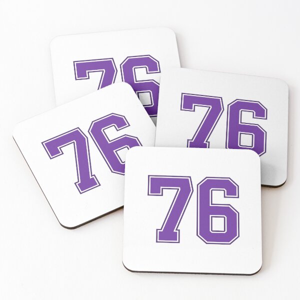 Item preview, Purple Number 76 lucky sports jersey seventy six designed and sold by HeavyStyle.