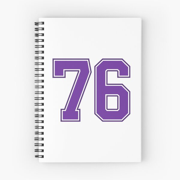 Item preview, Purple Number 76 lucky sports jersey seventy six designed and sold by HeavyStyle.