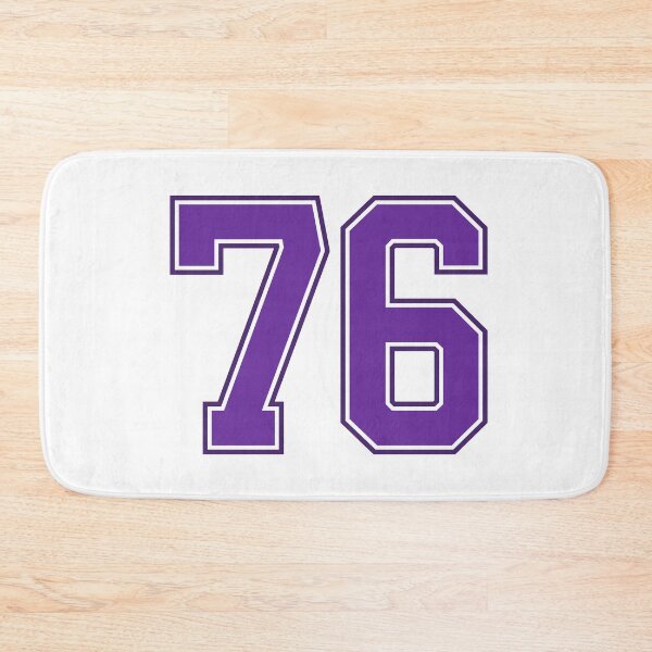 Item preview, Purple Number 76 lucky sports jersey seventy six designed and sold by HeavyStyle.