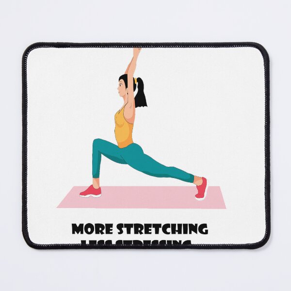 Item preview, Chessy Pickup Lines, More Stretching ,Less Stressing, Yoga Motivation designed and sold by MariyMart.