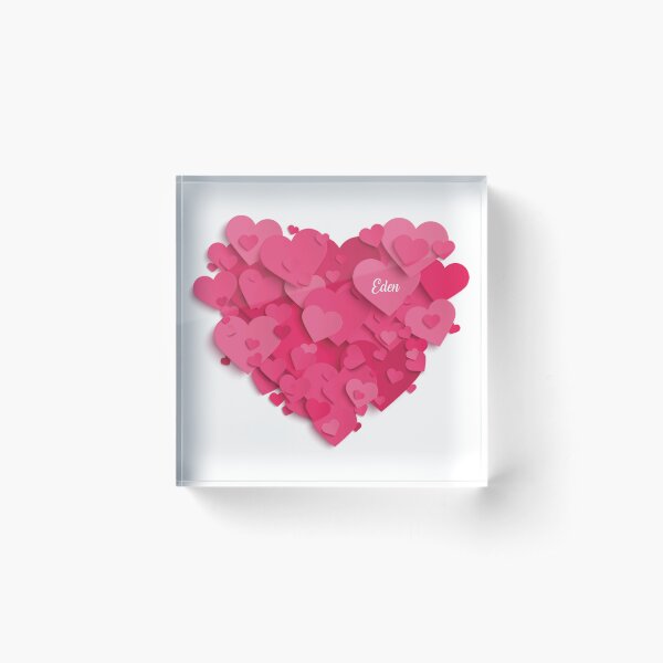 Aperçu de l'œuvre Amour Cadeau romantique Nom d'anniversaire petite amie Eden créée et vendue par HeavyStyle.