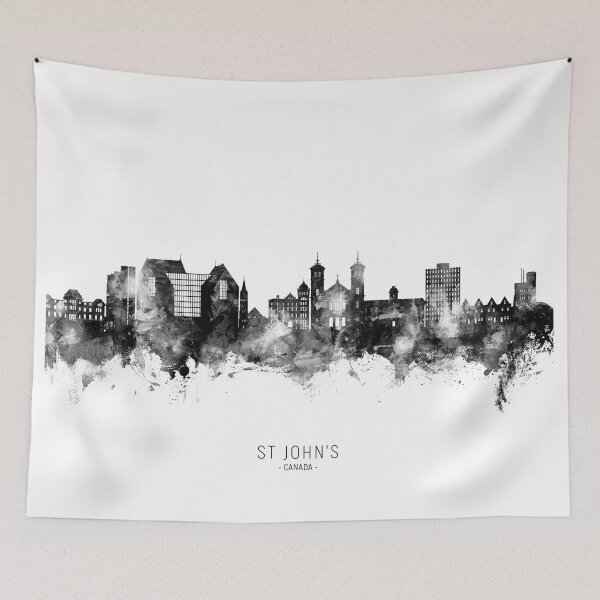 Item preview, St John's Canada Skyline designed and sold by ArtPrints.