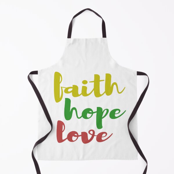 Item preview, Faith Hope Love yellow green red designed and sold by AmeliasArtistry.