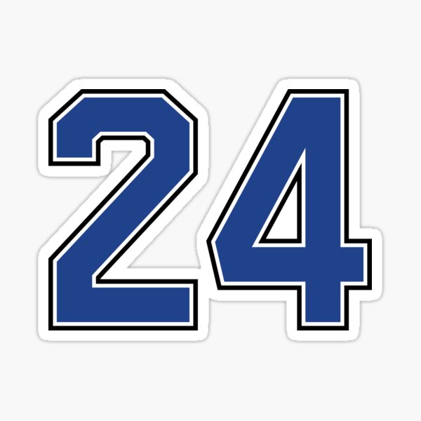 Ryan McMahon #24 Jersey Number Sticker for Sale by StickBall