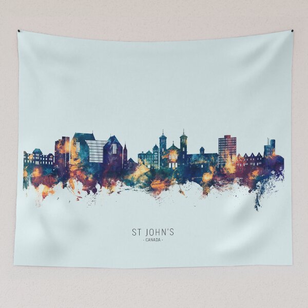 Item preview, St John's Canada Skyline designed and sold by ArtPrints.