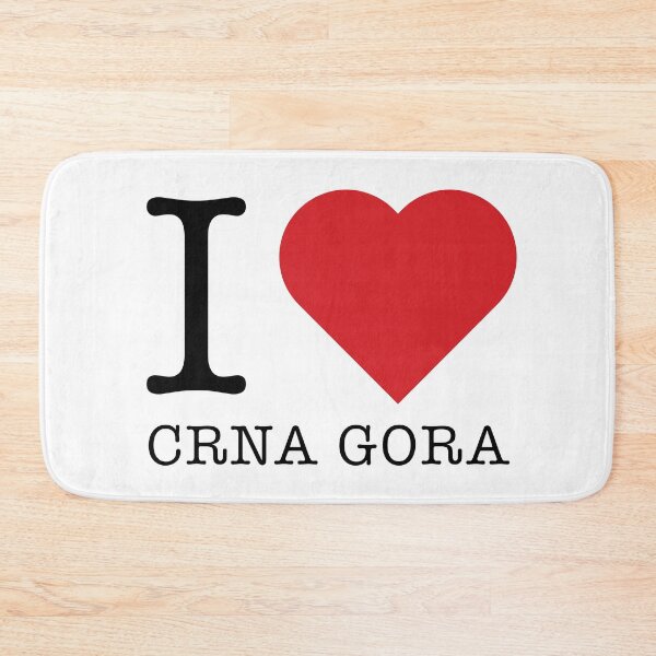 Item preview, I love Crna Gora designed and sold by HeavyStyle.