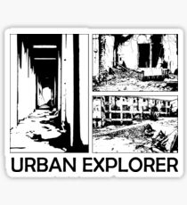 Urban Explorer Comic Effect Sticker