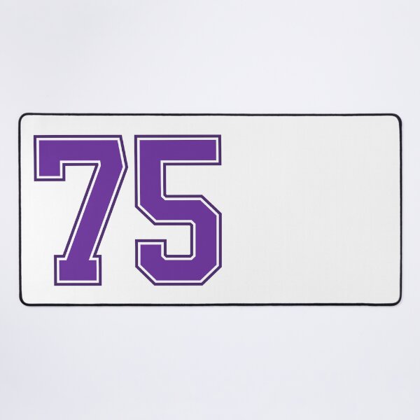 Item preview, Purple Number 75 lucky sports jersey seventy five designed and sold by HeavyStyle.