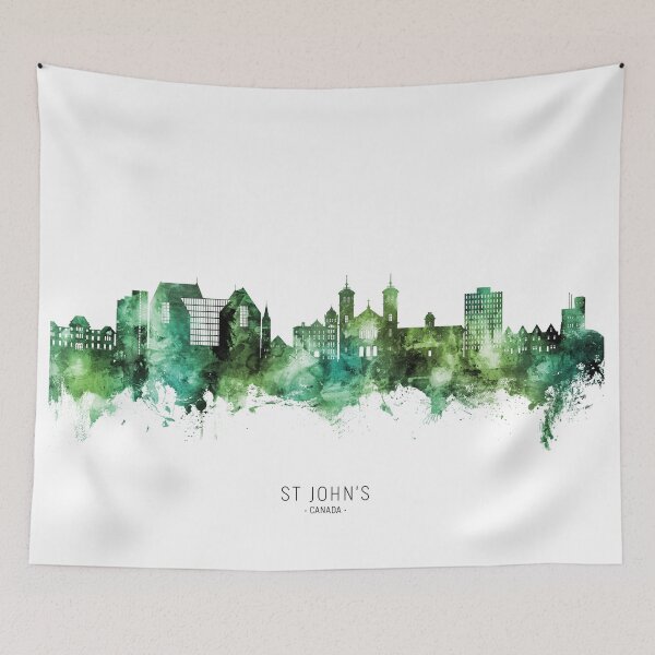 Item preview, St John's Canada Skyline designed and sold by ArtPrints.