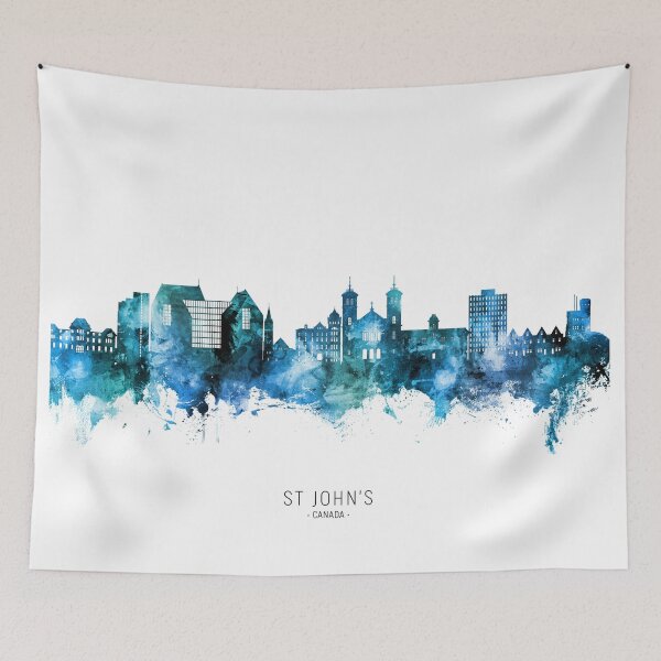Item preview, St John's Canada Skyline designed and sold by ArtPrints.