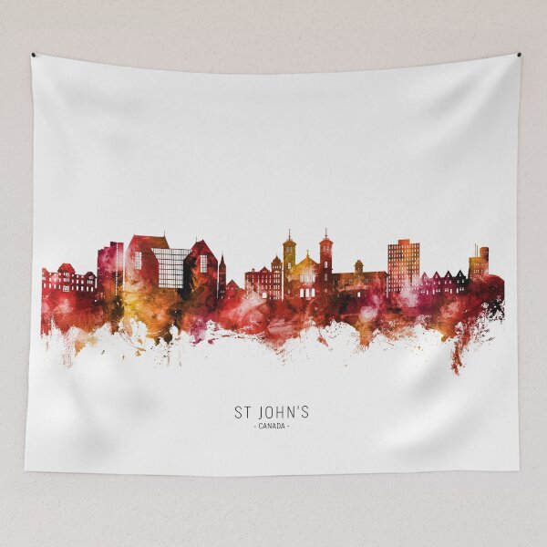 Item preview, St John's Canada Skyline designed and sold by ArtPrints.
