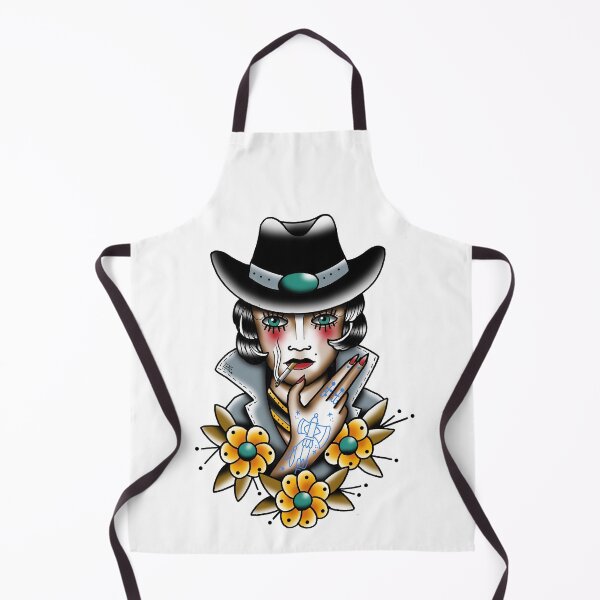 Item preview, Fkj tattoo flash cowgirl designed and sold by franckfkj.