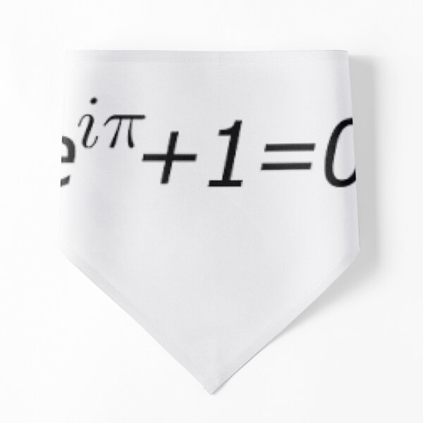 Euler's Identity, Math, Mathematics, Science, formula, equation, #Euler's #Identity #tshirt #EulersIdentity #Math #Mathematics #Science #formula #equation  Pet Bandana