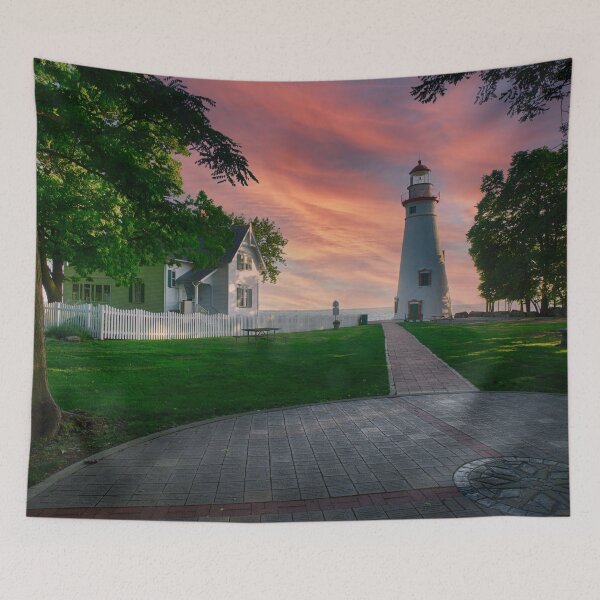 Item preview, Morning at marblehead Light - Ohio designed and sold by Kathy Weaver.