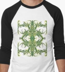RightOn Green Men's Baseball ¾ T-Shirt