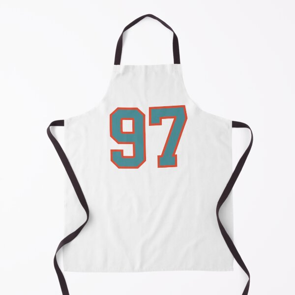 Item preview, 97 number, aqua orange lucky sports ninety seven designed and sold by ArtIsParty.