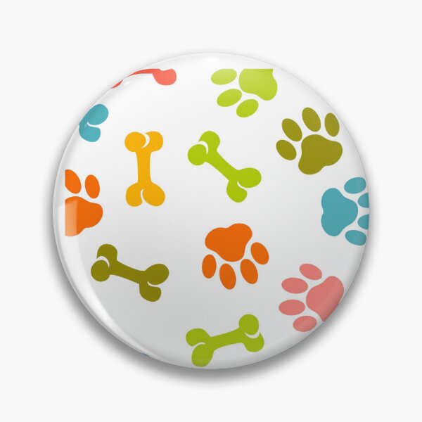 Item preview, paw and bone seamless print designed and sold by SohaibHania.