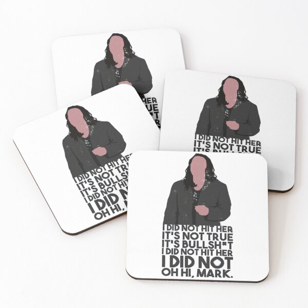 Item preview, I did not hit her! I did naaaaht! - Tommy Wiseau Room Quote designed and sold by MarenKirk.