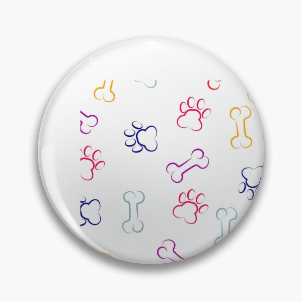 Item preview, paw and bone seamless print 2 designed and sold by SohaibHania.