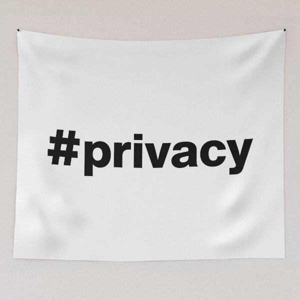 Item preview, Hashtag privacy designed and sold by ArtIsParty.