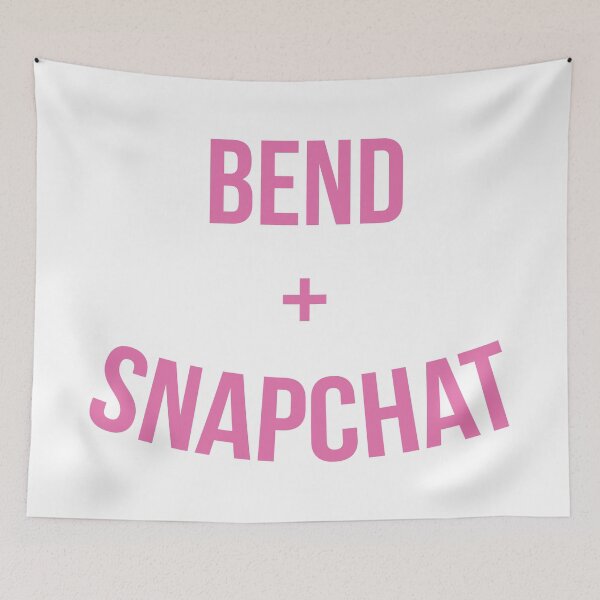 Item preview, Bend & Snapchat designed and sold by kjanedesigns.
