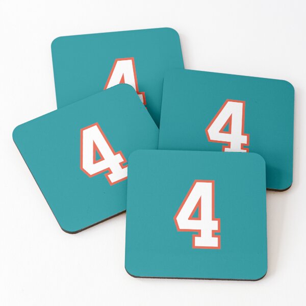 Item preview, Sports Number 4, white orange color lucky sport four designed and sold by ArtIsParty.
