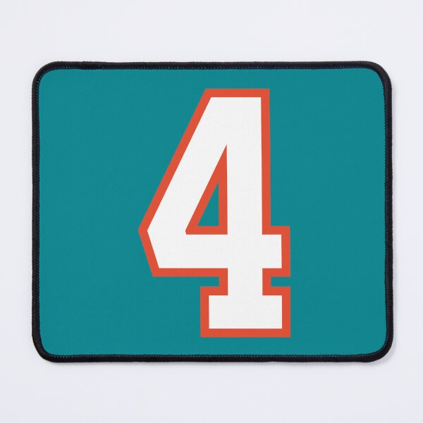 Item preview, Sports Number 4, white orange color lucky sport four designed and sold by ArtIsParty.