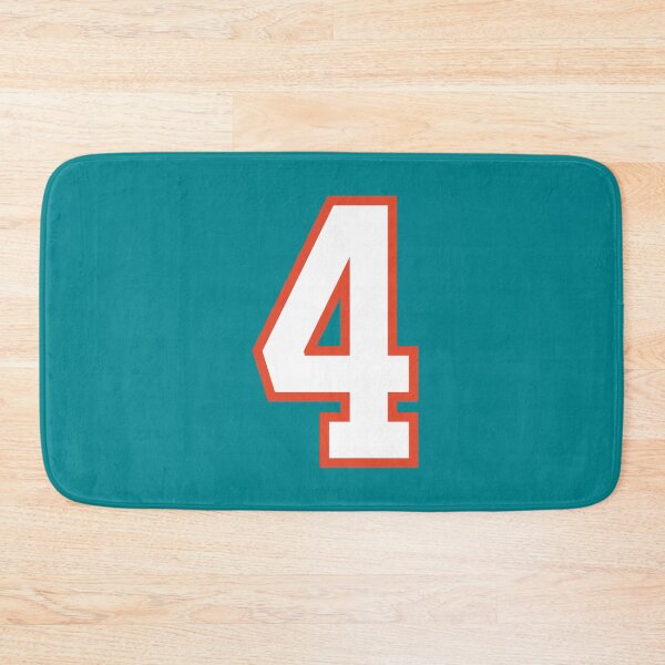 Item preview, Sports Number 4, white orange color lucky sport four designed and sold by ArtIsParty.