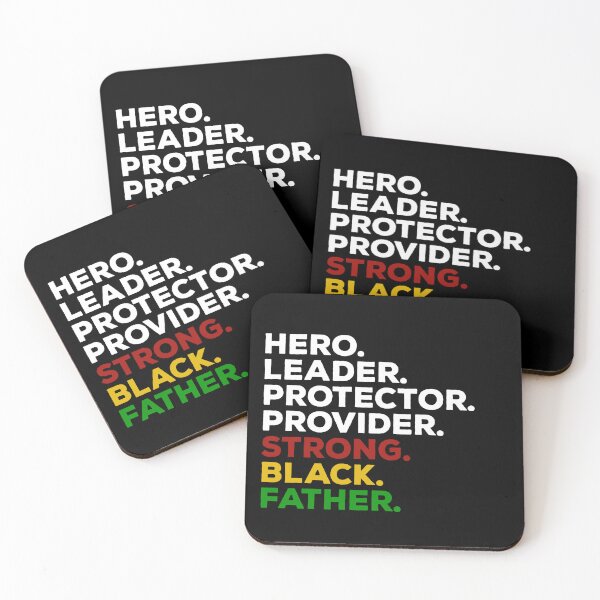 Item preview,  Hero Leader Protector Provider Strong Black Father designed and sold by uranus1store.