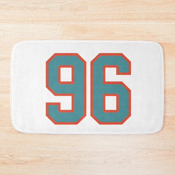 Item preview, 96 number, aqua orange lucky sports ninety six designed and sold by ArtIsParty.