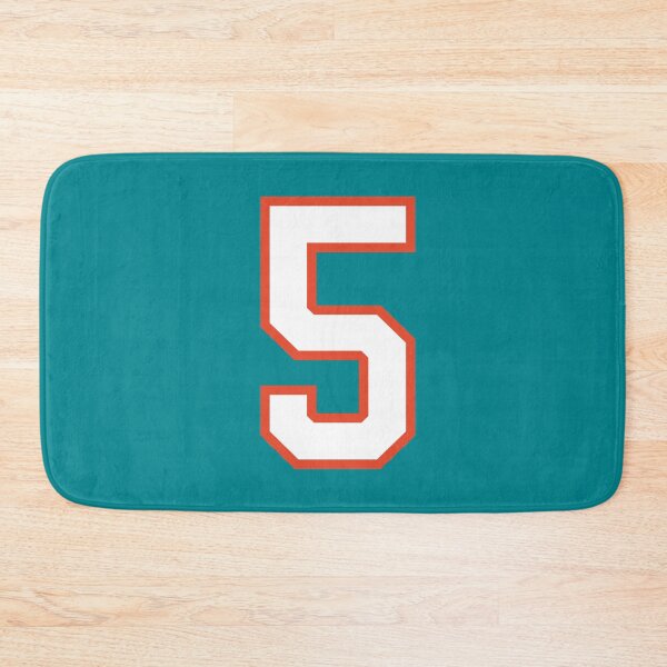 Item preview, Sports Number 5, white orange color lucky sport five designed and sold by ArtIsParty.