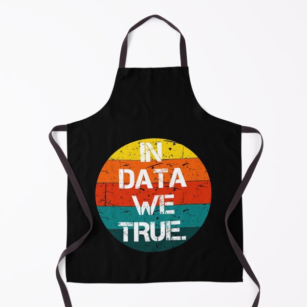 Item preview, In Data We Trust Funny Scientist Analytics Vintage Retro Gifts designed and sold by rachidhaz.