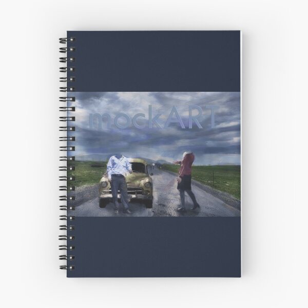 Item preview, mockART - Men Who Lost Their Heads Walk The Country Roads designed and sold by mockART.