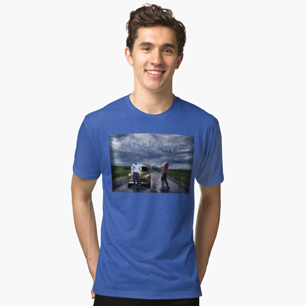 Item preview, Tri-blend T-Shirt designed and sold by mockART.