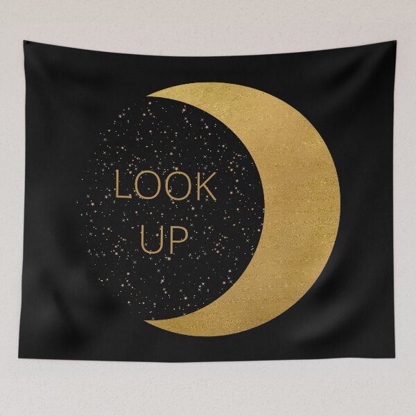 Item preview, Stargazer Look Up at the Moon and Stars designed and sold by humnoo.