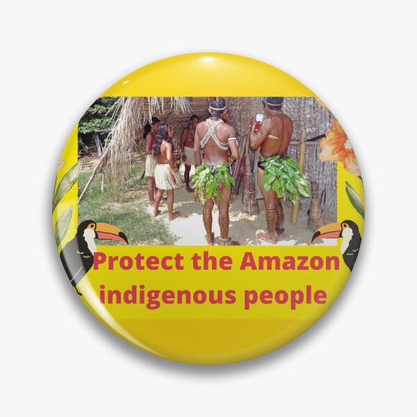 Item preview, Save the Amazon rainforest indigenous people designed and sold by ArtistRebeccaLS.
