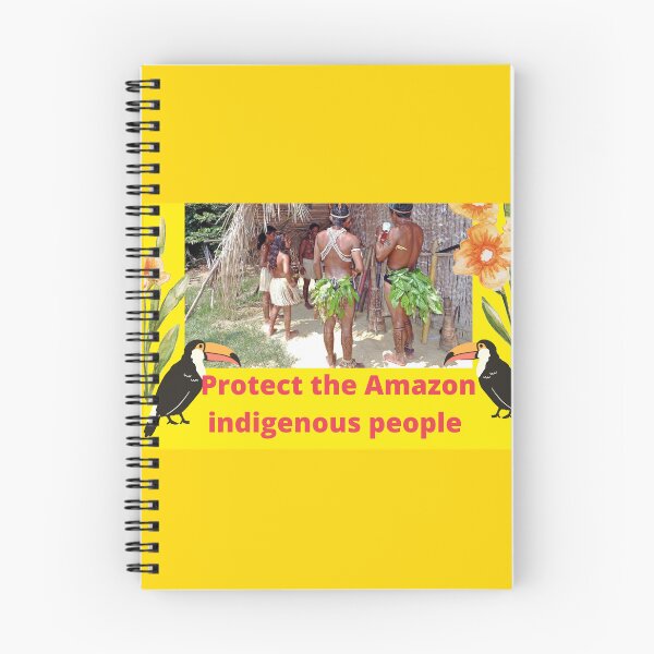 Item preview, Save the Amazon rainforest indigenous people designed and sold by ArtistRebeccaLS.