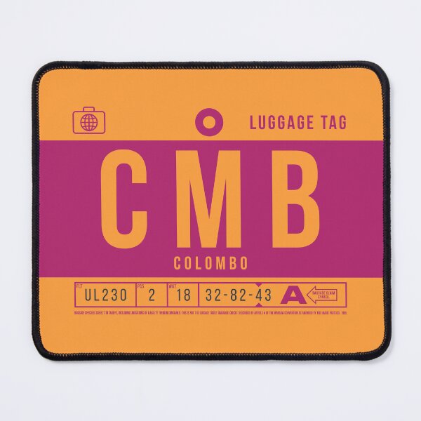 Item preview, Luggage Tag B - CMB Colombo Sri Lanka designed and sold by VoodooCircus.