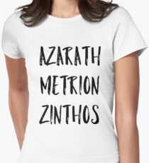 Azarath Metrion Zinthos (Alternate) Women's Fitted T-Shirt