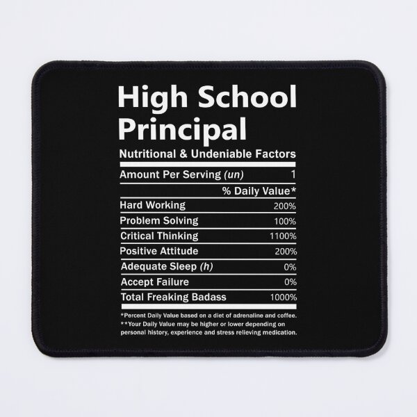 Item preview, High School Principal T Shirt - Nutritional And Undeniable Factors Gift Item Tee designed and sold by watkinsmat.