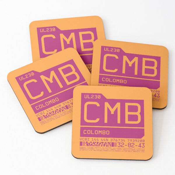 Item preview, Luggage Tag C - CMB Colombo Sri Lanka designed and sold by VoodooCircus.