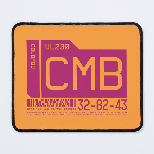 Item preview, Luggage Tag C - CMB Colombo Sri Lanka designed and sold by VoodooCircus.