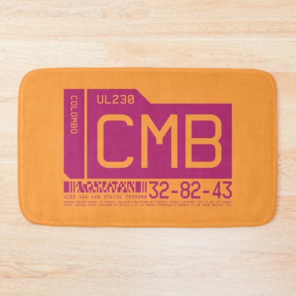 Item preview, Luggage Tag C - CMB Colombo Sri Lanka designed and sold by VoodooCircus.