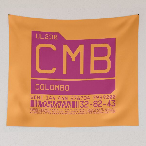 Item preview, Luggage Tag C - CMB Colombo Sri Lanka designed and sold by VoodooCircus.