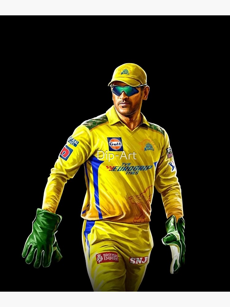 Drawing : M S Dhoni 🕶️💛 with CSK logo 💛💙 | Time lapse video | Sushant  ArTV | #MSDhoni #Drawing - YouTube
