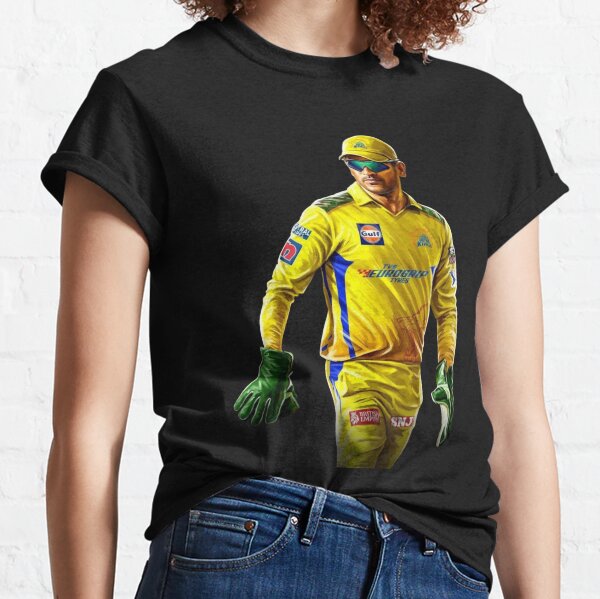 dhoni t shirt csk