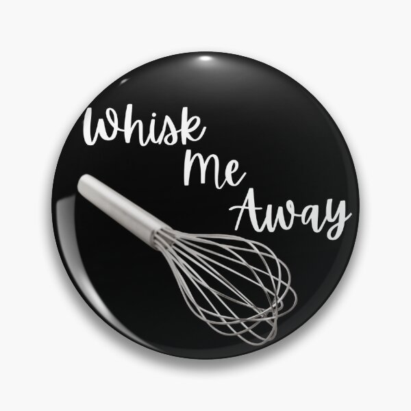 Item preview, Whisk Me Away White Script designed and sold by joysandone.