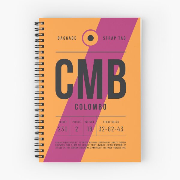 Item preview, Luggage Tag E - CMB Colombo Sri Lanka designed and sold by VoodooCircus.